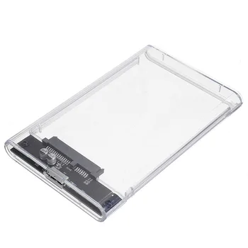 

2.5 Inch HDD/SSD Hard Disk Box Mobile Hard Drive External Enclosure Caddy Case USB 3.0 SATA For Windows 2000/XP/Vista/7-10