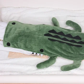 

Shark Crocodile Clownfish Meramid Fish Tail Blanket Coral Fleece Wearable Meramid Blankets For Children Kids Bed Throw Blankets