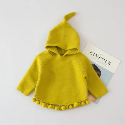 fleece Детский утепленный вязаный свитер; топы; одежда для малышей; флисовый свитер - Цвет: fleece
