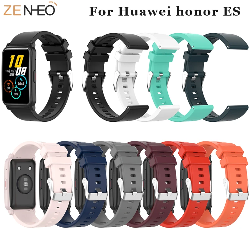 Zenheo Cinturino Sostituibile In Silicone Per Huawei Honor Watch Es Cinturino Per Honor Es Cinturino Sportivo Cinturini Correa