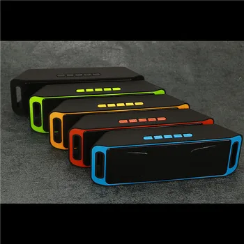 

SC208 Portable Outdoor Column Wireless Bluetooth Speaker Dual Horn Bass Subwoofer Support TF Card U Disk AUX Cable for PC Phone