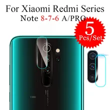 5 шт./компл. для Xiaomi Redmi Примечание 8 Pro 6 7 A 6A 7A в Камера объектив из закаленного Стекло примечание 6 Note7 Note8 Pro защитные пленки