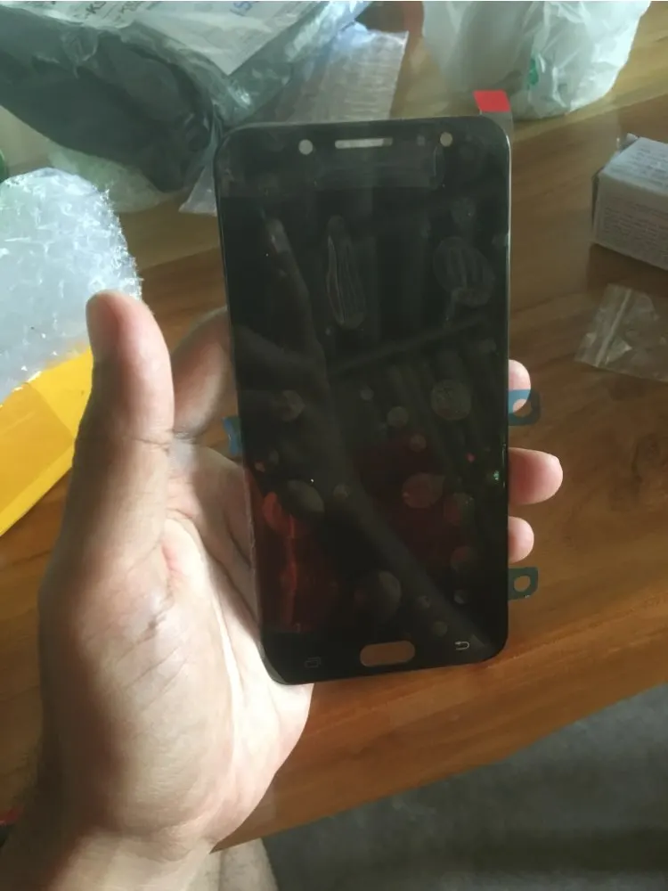 5,5 ''Супер AMOLED lcd Замена для SAMSUNG Galaxy C8 C7100 C710F lcd дисплей кодирующий преобразователь сенсорного экрана в сборе