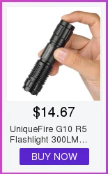 UniqueFire 1701 XM-L2 White Light Led Flashlight Tactical Lamp 5 Brightness Mode Torch for Night Camping Riding Hiking