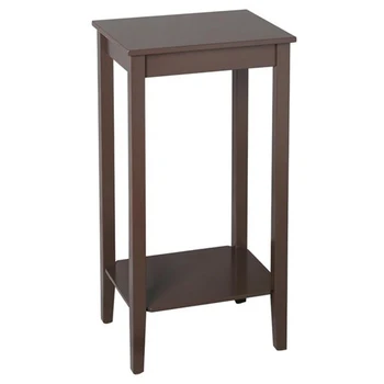 

38cm * 30cm * 74cm Coffee Side Table with Double layer High-footed ZT025 Small Simple Modern Bedroom Coffee