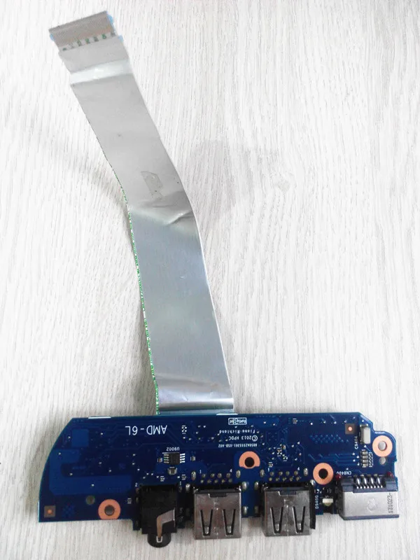 USB аудио кабель платы гнездо для HP ENVY 15-J 15-Q 15Z-Q00 M6-N 6050A2548601 6050A2642501 | Компьютеры и