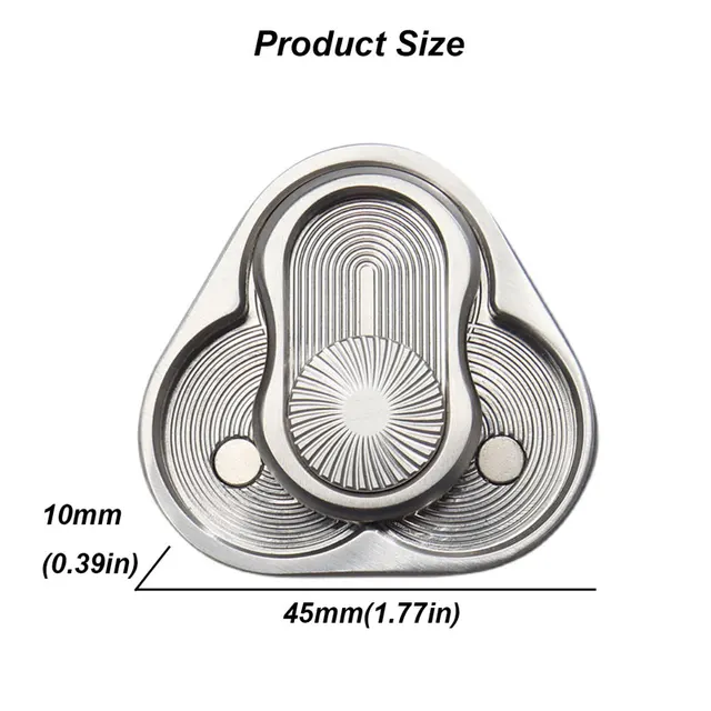 Rotary Magnetic Fidget Slider Adult EDC Metal Fidget Toy ADHD Hand Spinner Autism Sensory Toys Anxiety Stress Relief 6