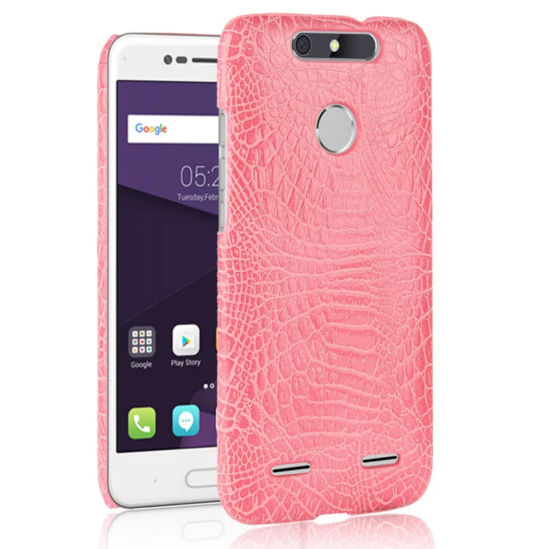 Pink Для ZTE Blade V8 мини чехол Роскошный Жесткий PU кожаный чехол для телефона для ZTE Blade V8 Mini V8mini V0850 чехол 5,0 дюймов - Цвет: Pink