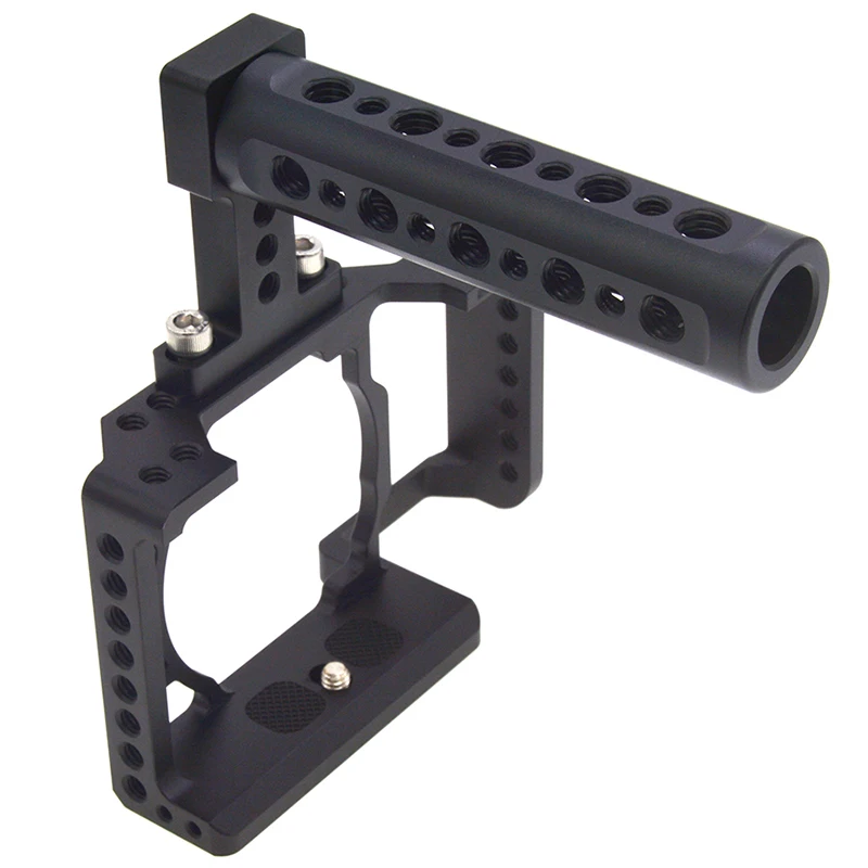 

AMS-DSLR Camera Cage with NATO Handle for Sony A6400/ A6000/ A6300/ A6500 to Mount Microphone Monitor Flash Light