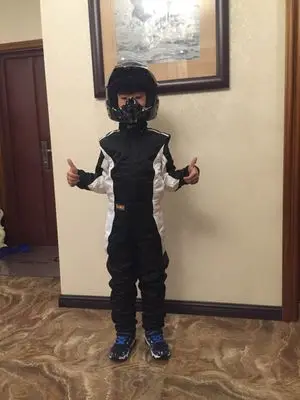 Children's Karting Racing Drift Club Training Suit Kids Automobile F1 Coverall Child Motocross Cycling Riding Protective Gear