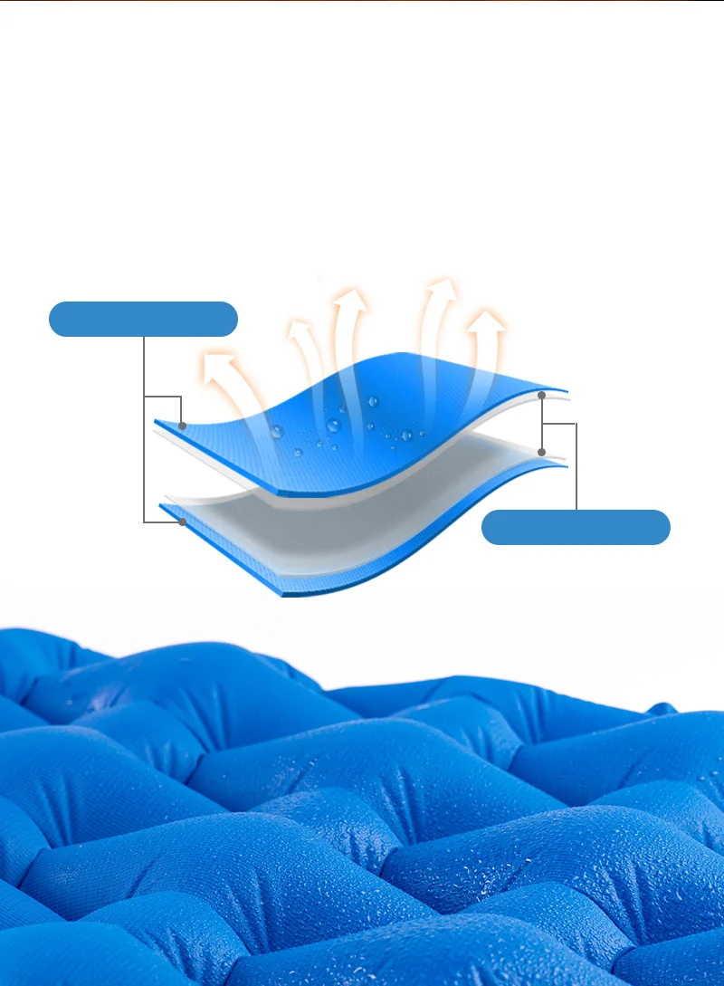 Naturehike Ultralight Compact Folding Inflatable Outdoor Camping Mattress Backpacking Sleeping Pad Portable Hiking Sleeping Mat