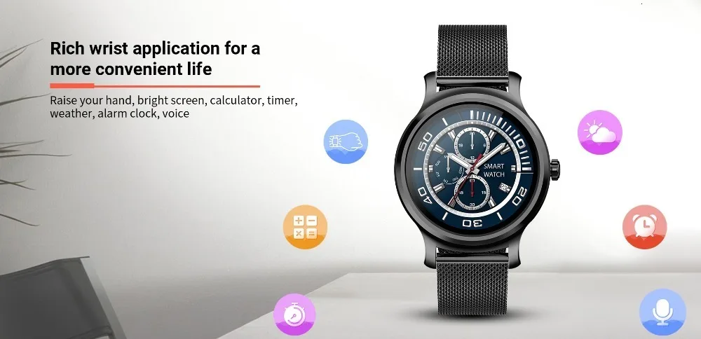 Смарт-часы R2 с Bluetooth, для мужчин и женщин, с сенсорным экраном, с напоминанием, для спорта, фитнеса, сердечного ритма, умные часы