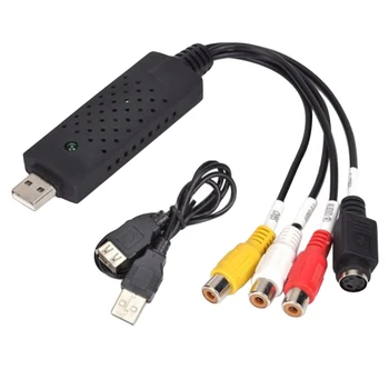 

USB 2.0 Video Capture Card Converter PC Adapter TV Audio DVD DVR VHS For Window 2000 For XP For Vista For Win 7 drop shipping