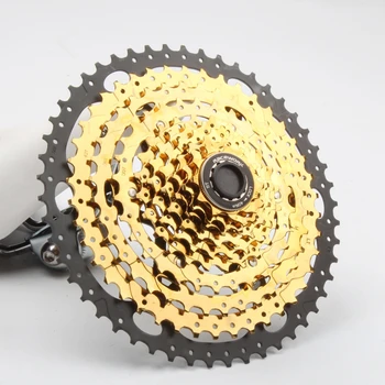 

Bicycle Speed Cassette 11 Speed Cassette Mountain Bike MTB Flywheel Sprocket Compatible 11-46T 11-50T11-52T Wide Ratio Freewheel