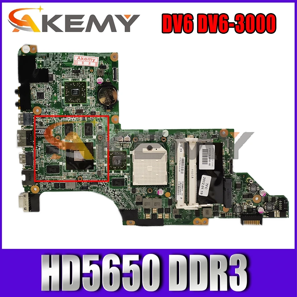 603939-001 603939-501 595133-001 для HP Pavilion DV6 DV6-3000 HD5650 материнская плата ноутбука DA0LX8MB6D1 DDR3