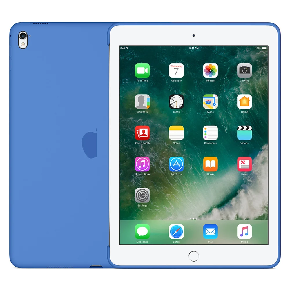 [Подлинный жидкий силикон] Чехол для iPad Pro, силиконовый чехол с логотипом, задняя крышка, 10,5 дюймов, appl, защитный чехол s, силикагель