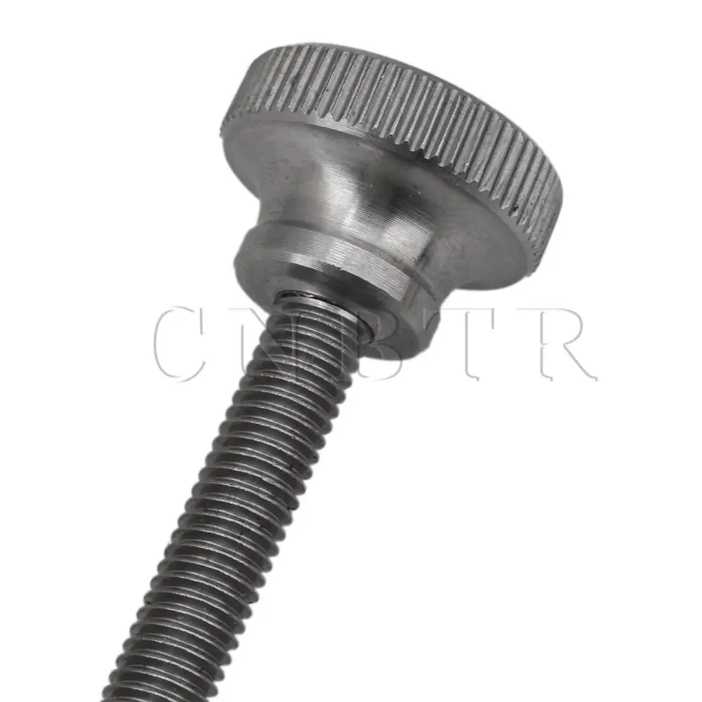 CNBTR 4x M5 25mm Thread 304 Stainless Steel Knurled Screws Furniture Bolts CNBTR 4x M5 25mm Thread 304 Stainless Steel Knurled Screws Furniture Bolts