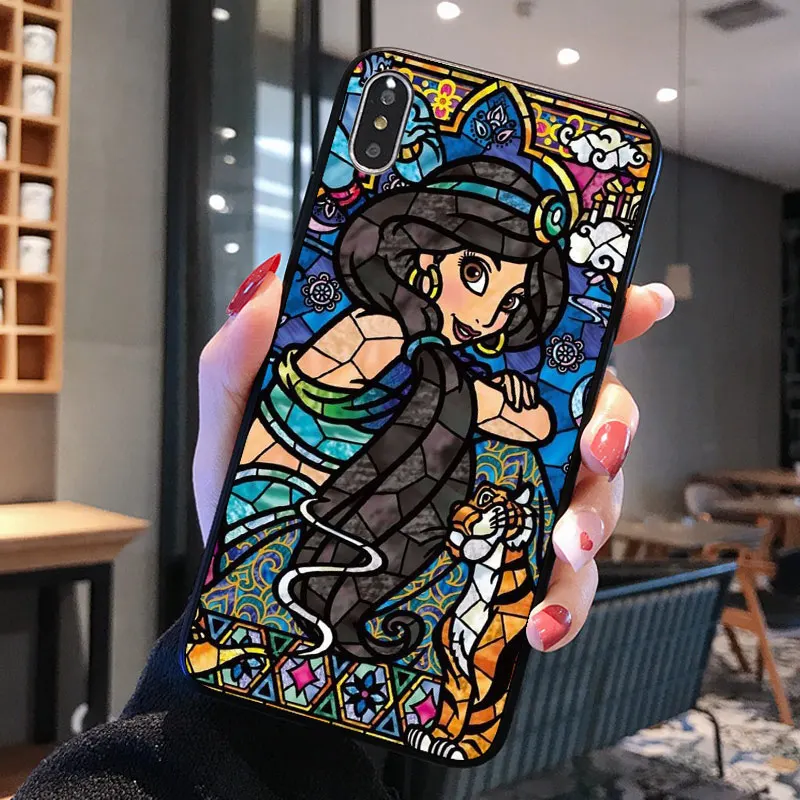 Чехол Jasmine для iPhone 11 Pro 10 X XS Max XR 5 5S SE 6 6S 7 8 Plus samsung Galaxy Note 8 9 10 Plus S8 S9 S10 Plus S10E - Цвет: 2