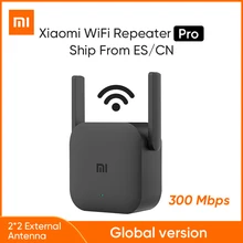 Xiaomi Mijia – répéteur WiFi sans fil Mi Pro, 300 mbps, 2.4 ghz, 2 antennes, pour la maison, Version internationale