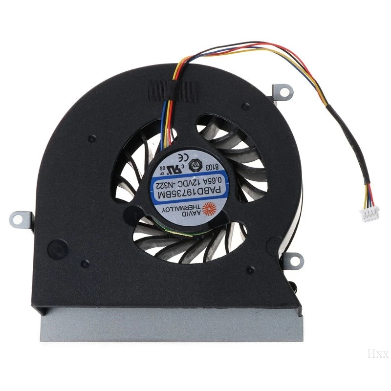 Процессор вентилятор охлаждения для MSI 16L1 16L2 GT62 GT62VR 6RD 6RE 7RE Процессор кулер PABD19735BM N322 DC 12V 0.65A 4PIN