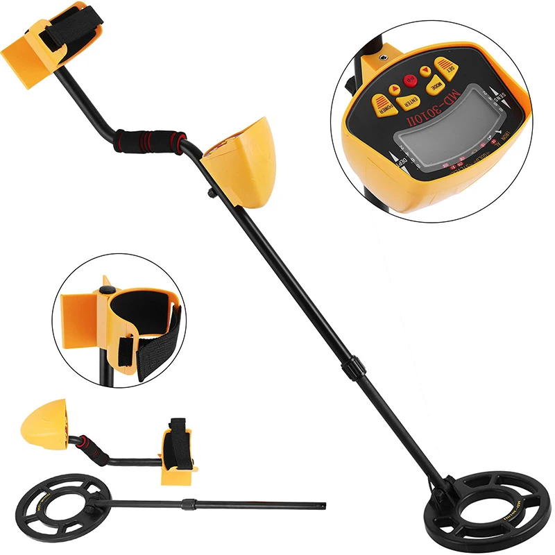 

Metal Detector Gold Digger Deep Sensitive Light Hunter Adjustable Sturdy LCD Display TSH Shop