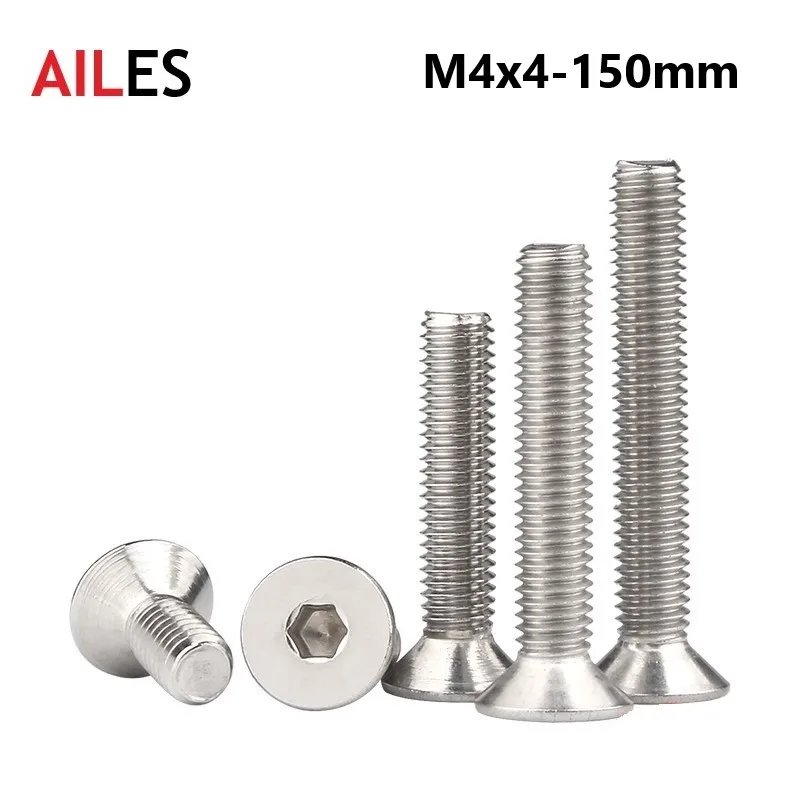 M3/4/5/6/8/10/12 Solid Brass Fully Threaded Hexagon Head Screws Hex Screws Bolts 