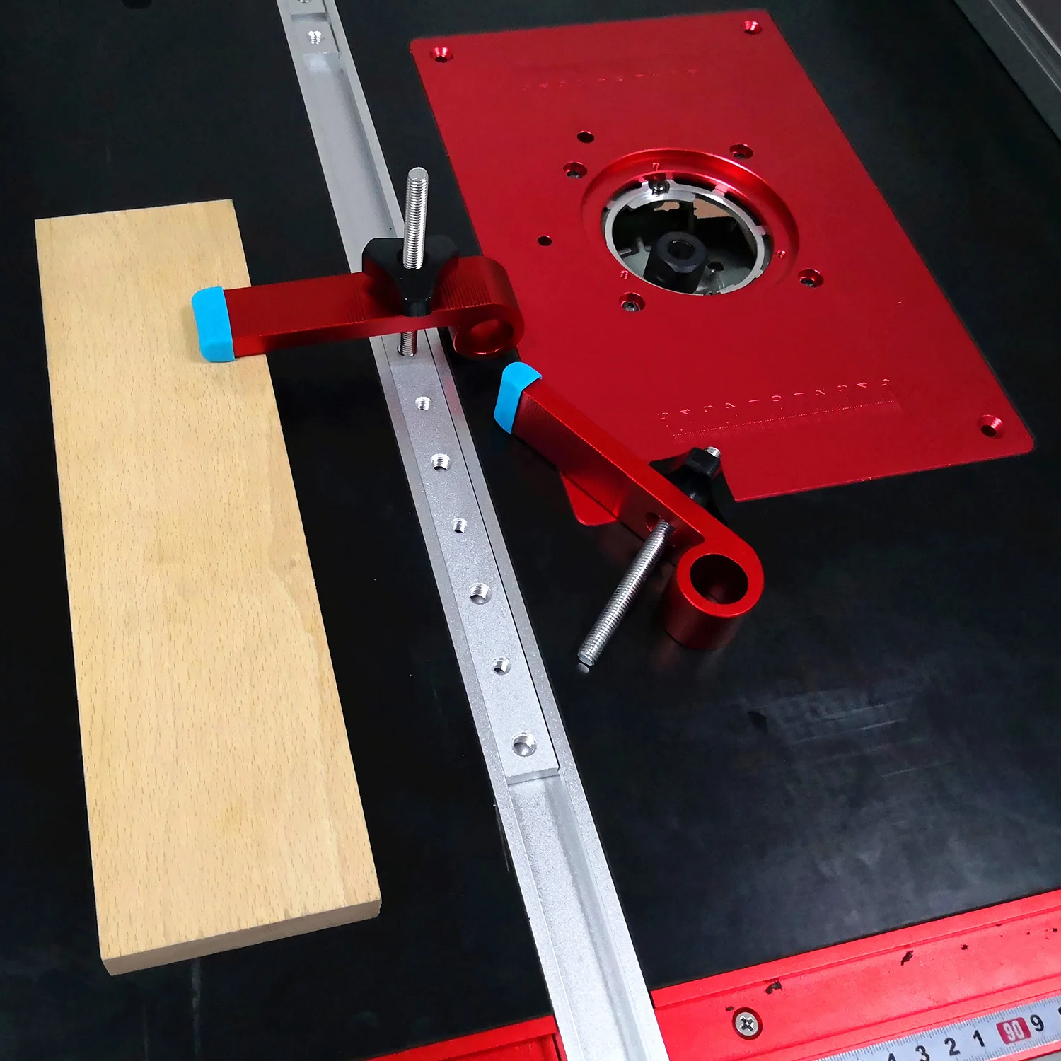 

Hot Aluminium Wood Router Table Insert Plate Woodworking Benches Router Trimmer Models Machine Flip Board for Woodworking