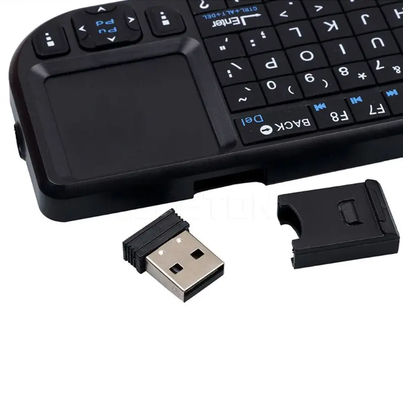 A8 2 4G Mini Wireless Keyboard with Handheld Touchpad for PC Smart TV Projector D08B 4