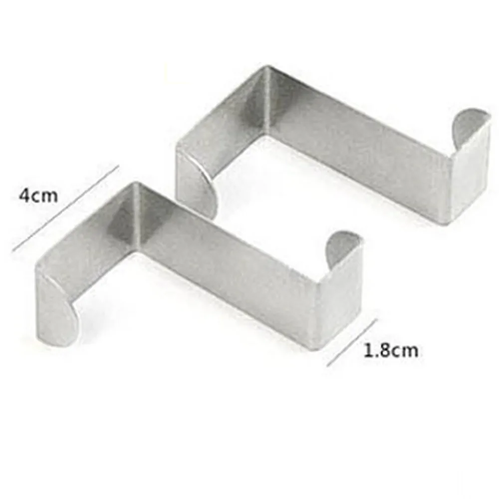 bathroom 2PC stainless steel hanger homes hospitals schools public places hangers for clothes stick hook wall hanger