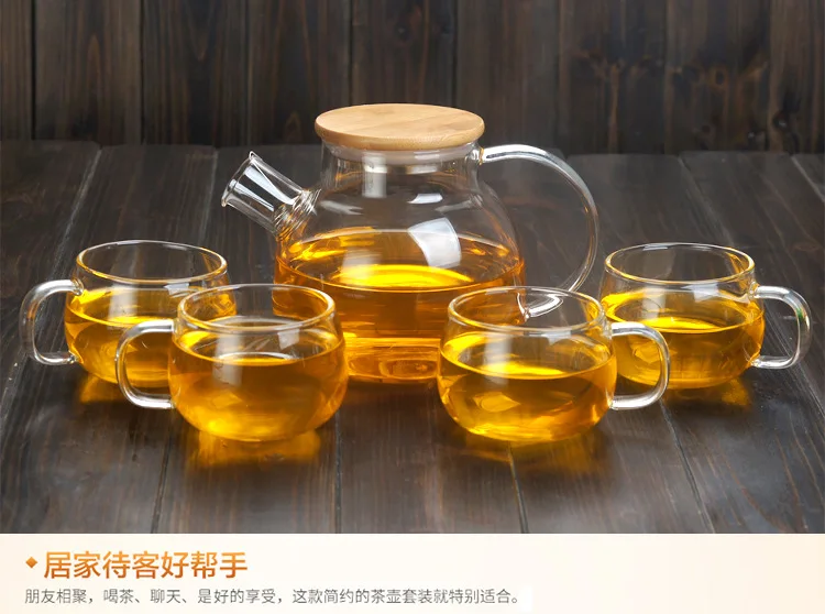 With Handle Glass Teacup Glass 200 Ml High-temperature Resistant Transparent Borosilicate Tea Cup Wine Glass Medium Heat-Resista