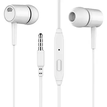

Universal 3.5mm Wired Earphones With Microphone And HiFi For Smart Phone Samsung Huawei Xiaomi PC Tablet