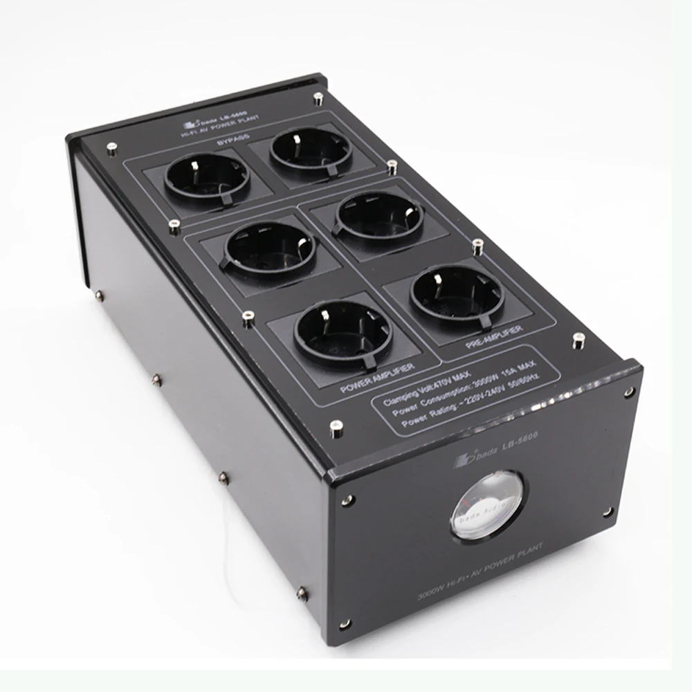 Блок питания Bada LB 5600 HiFi блок розетка Schuko 6 каналов Кондиционер переменного тока