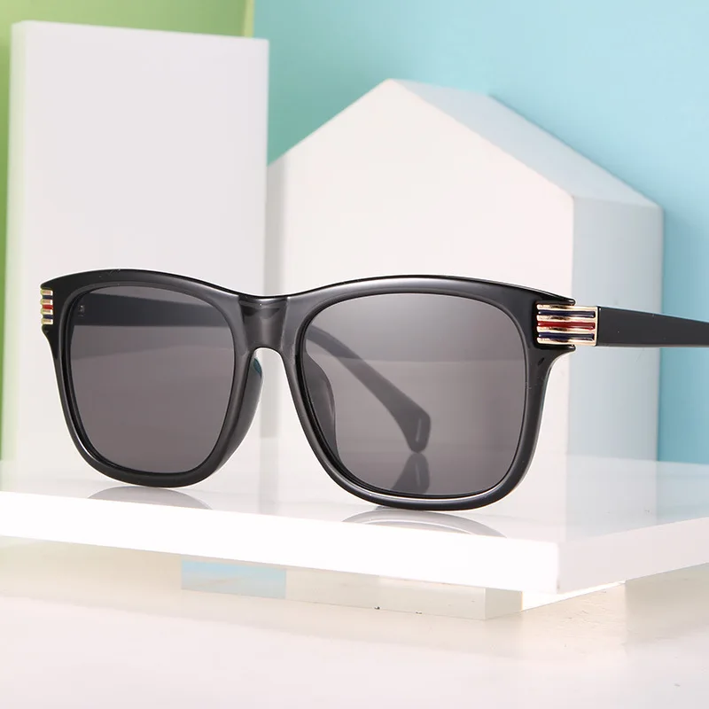 Vintage Sunglasses Women Square Style One Piecee Sun Glasses Mens Glasses Female Goggles Luxury Shades for Outdoor 2145DF