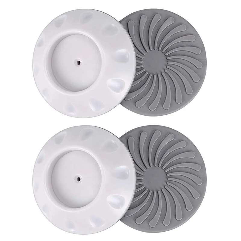 

4 Packs Of Pet Gates Wall Guard Safe Wall Bumpers Guard Wall Protector Cups Pads For Pressure Gate Door Stairs