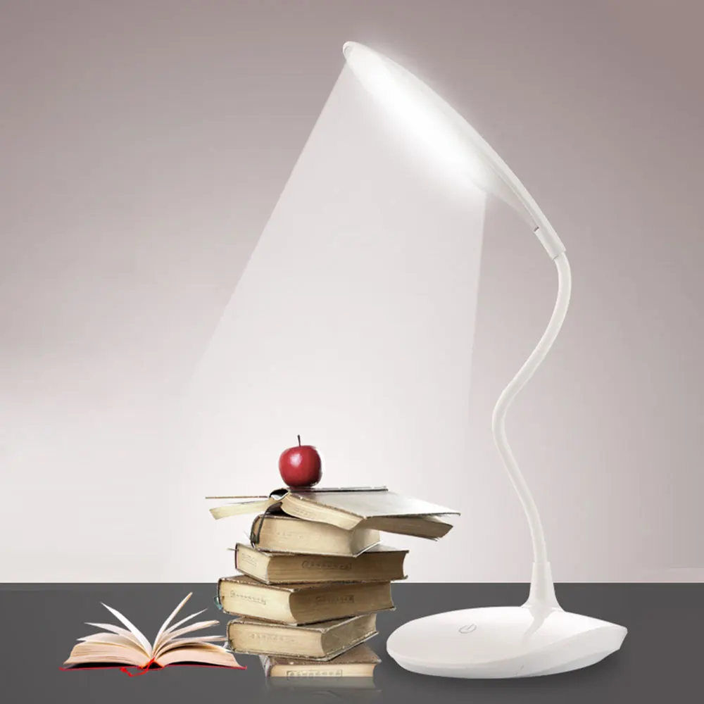 

Rechargeable Led Table Lamp Flexible Foldable Eye-caring Reading Book Night Light USB Power Supply Table Lamp Bedside Lantern