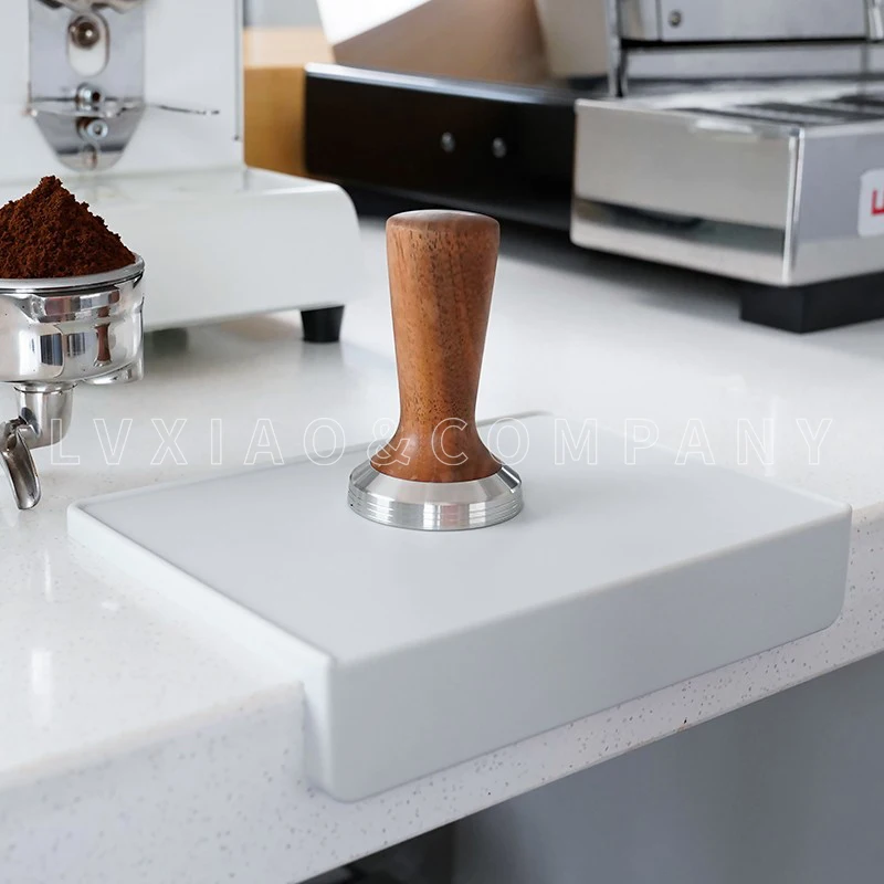 watchget Silicone Coffee Tamper Mat Coffee Tamp Mat Convenient Coffee