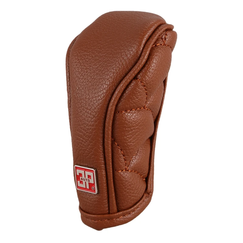 Automatic Transmission Car Gear Shift Knob Shifter Cover Sleeve Brown