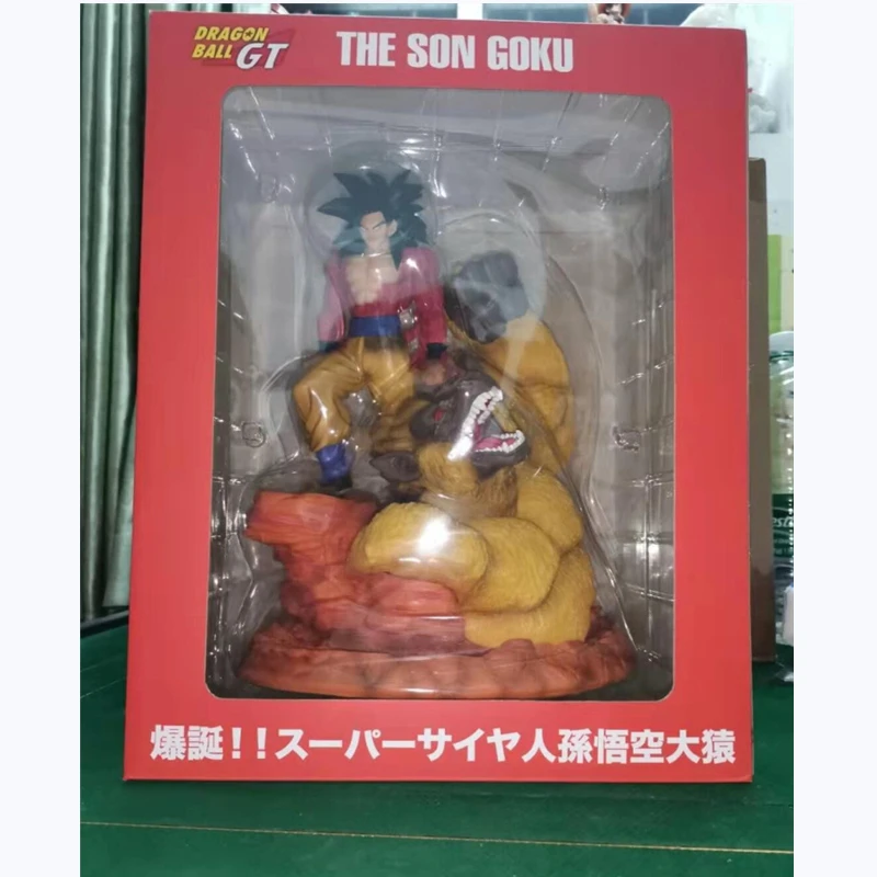 Dragon Ball GT Explosion Супер Saiyan 4 супер Сон Гоку какаротто GK статуя великая обезьяна Аниме фигурки аниме модель коллекционная