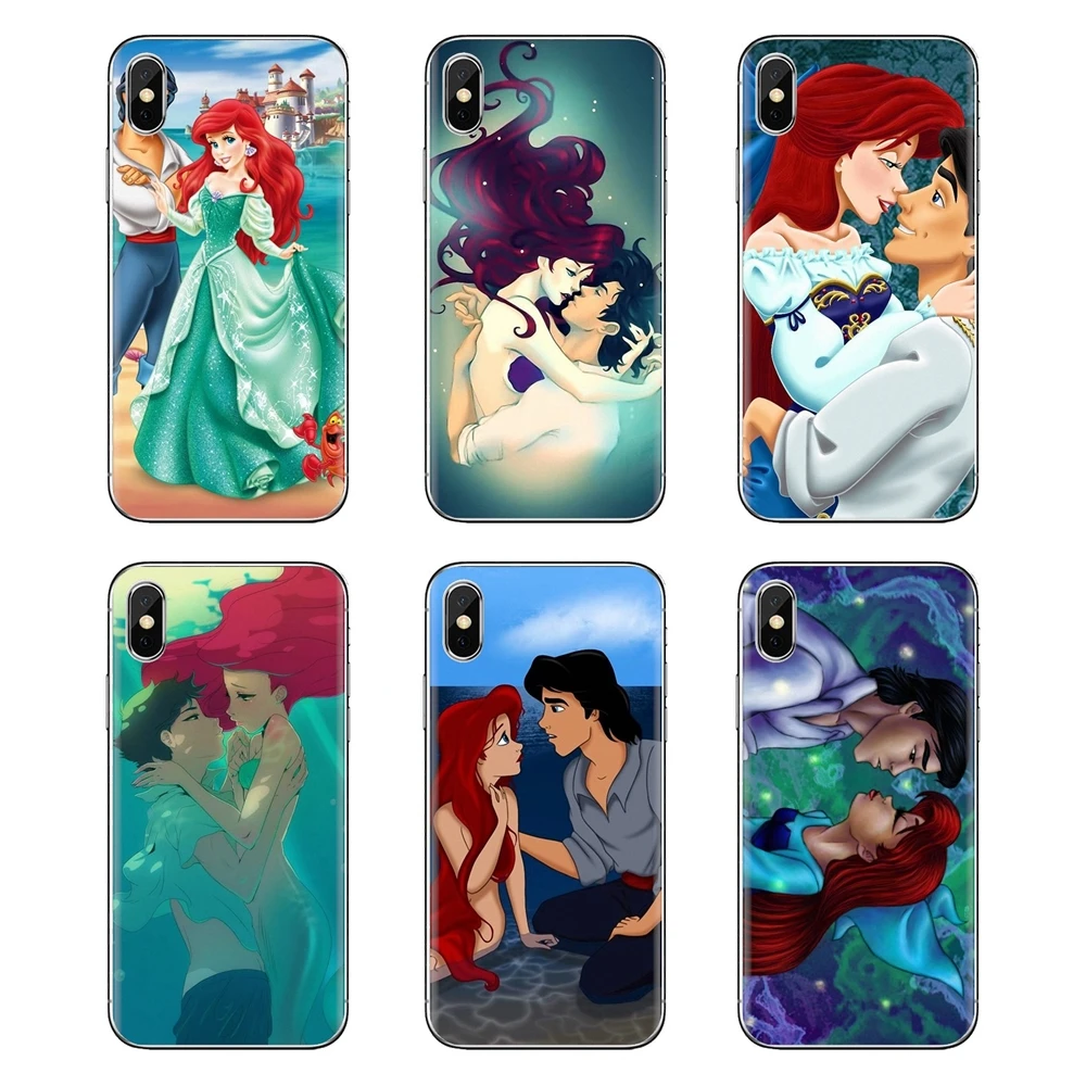 Phone Case The Little Mermaid Ariel And Eric For Huawei Honor 7X V10 6C V9 6A Play 9 Mate 10 Pro Y7 Y5 P8 P10 Lite Plus GR5 2017 |