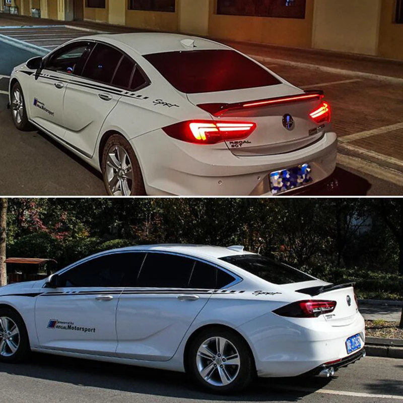 CEYUSOT для Buick Regal Opel Insignia спойлер ABS длинный фонарь крыло хвост Opel Insignia Автомобильный багажник задний спойлер