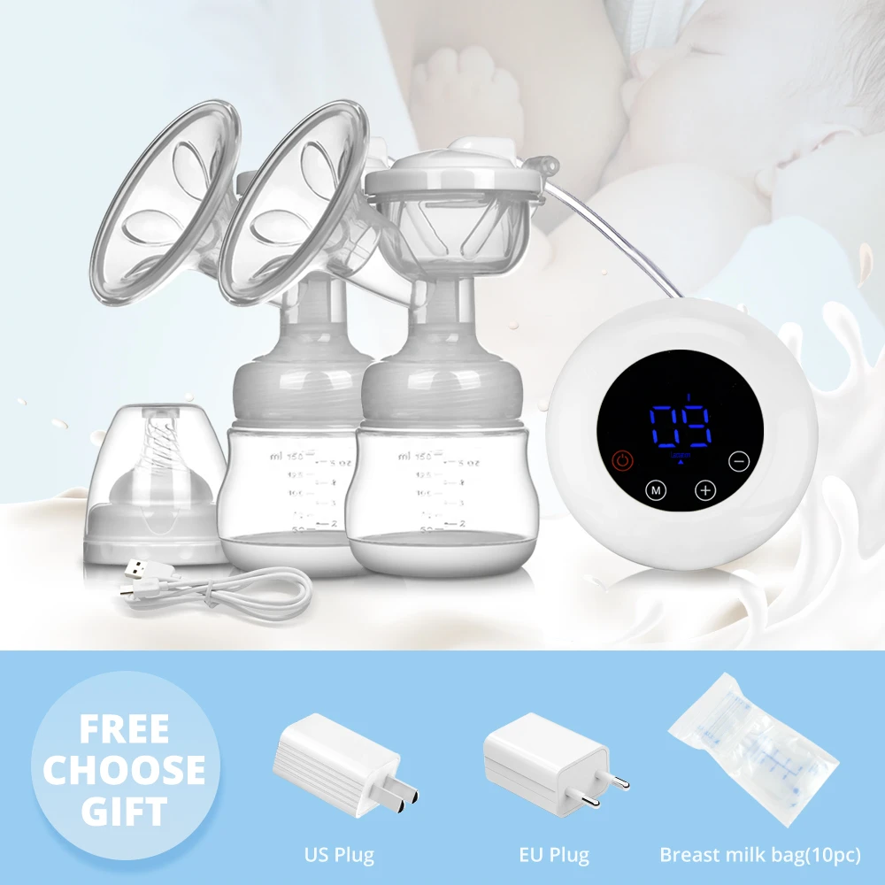 USB BPA free Electric Breast Pump Charged Easy Convenient Charged Easy Carry Outdoors Milk Pump Postpartum Supplies top Electric breast pumps