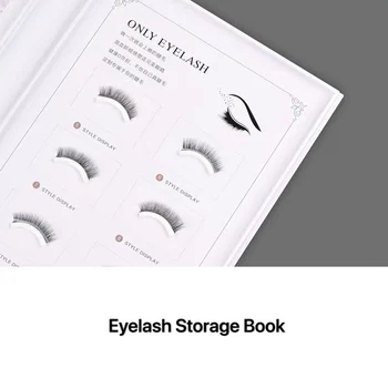 

Eyelash Eyelashes Display Tools False Eyelash Storage Case Eyelashes Sample Catalog Grafting Makeup Display Container