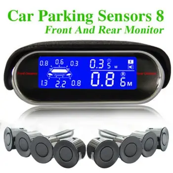 

Intelligence Car Parking Sensor Durable ABS Digital Display Backup Radar Monitor System with 8 Sensors Car Electronics