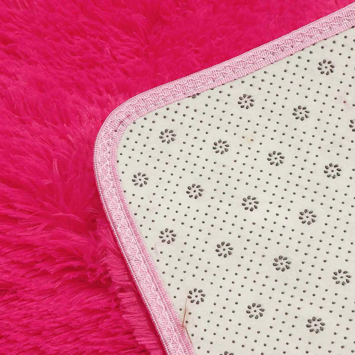 60x160cm Thickened Square Floor Mat Cover Anti-skid Shaggy Area Yoga Rug Home Living Room Bedroom Table Carpet Blanket Mat Long