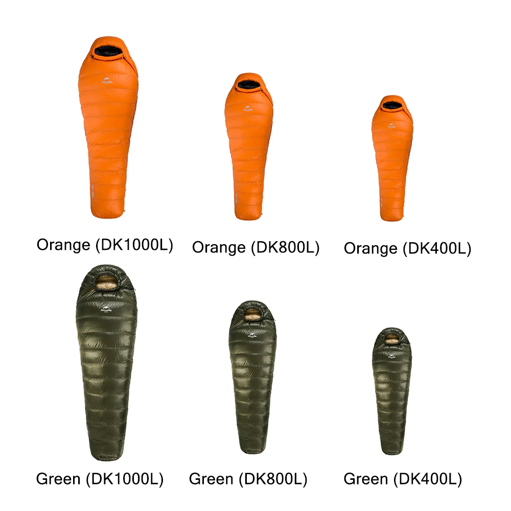 Naturehike Ultralight Duck Down Sleeping Bag Mummy Adult Camping Hiking Climbing Winter Warm Sleeping Bed