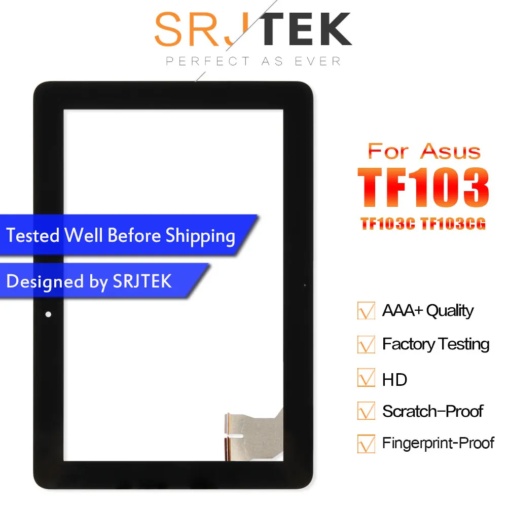 Сенсорный экран для Asus TF103CG Transformer Pad TF103 TF103C сенсорный K018 дигитайзер стеклянный