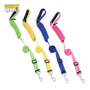 

CAWAYI KENNEL Nylon Soft Pet Dogs Leashes Elastic Traction Rope with Bag Reflective Leashes for Cats Teddy Corgi Dog D2044