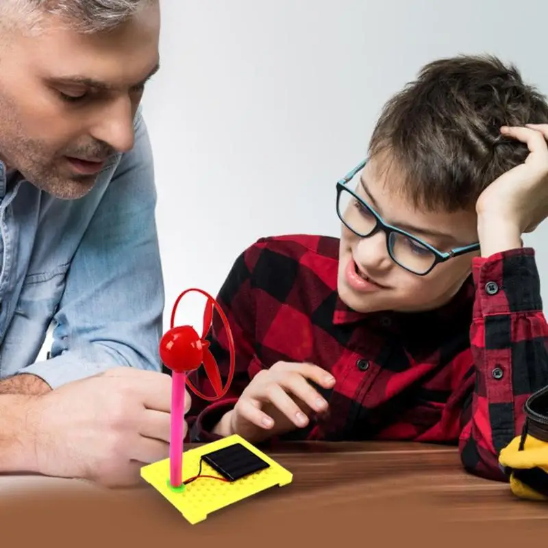 Прочный DIY Science наборы для экспериментов Классический Тонкий DIY научный эксперимент дети солнечной энергии вентилятор модель развивающие игрушки