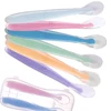 Baby Silicone Soft Spoon Training Feeding Spoons for Children kids  Infants Temperature Sensing 1