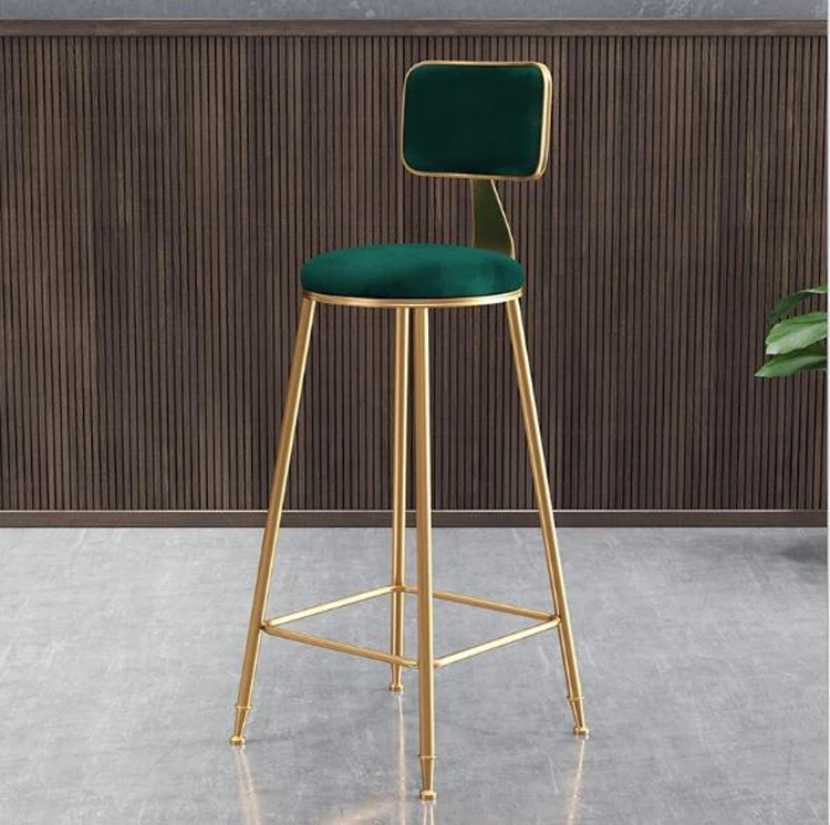 3 шт./лот, нордический Железный высокий стул, барные стулья, современный минималистичный домашний стул, стул для кафе-бара, барный стул
